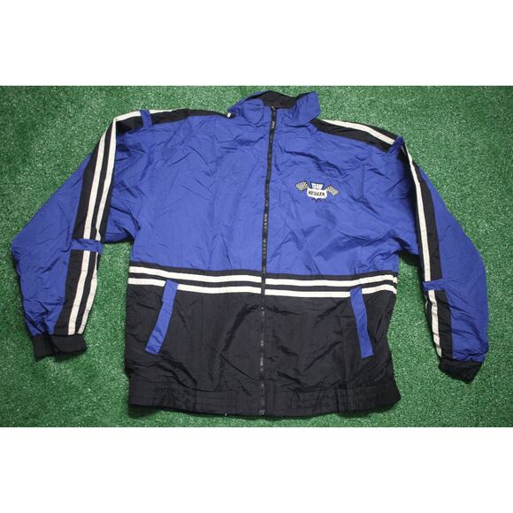 Vintage Speed Zone "Team Kessler" Racing Jacket | Blue & Black | Men's Large - Picture 1 of 7